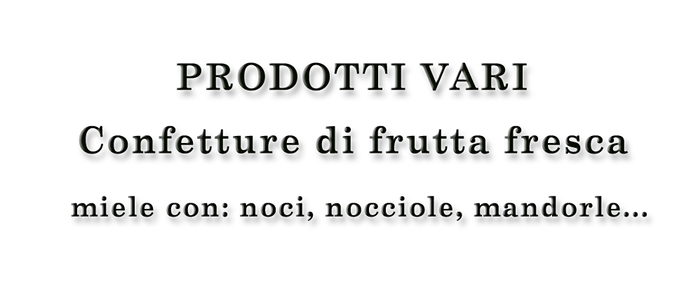 PRODOTTI VARI